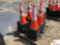 (UNUSED) QTY OF (50) 28”...... ORANGE SAFETY CONES