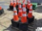 (UNUSED) QTY OF (50) 28”...... ORANGE SAFETY CONES