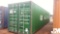 40' SHIPPING CONTAINER, SN: UACU8137039