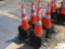 (UNUSED) QTY OF (50) 28”...... ORANGE SAFETY CONES