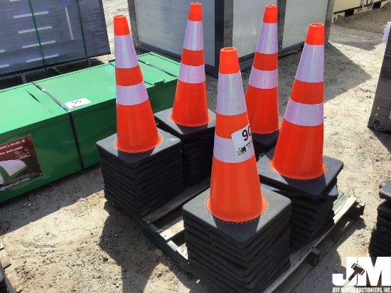 (UNUSED) QTY OF (50) 28”...... ORANGE SAFETY CONES