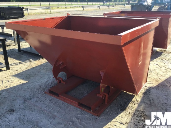 (UNUSED) STANDARD DUTY 3 CY CAPACITY DUMPING HOPPER