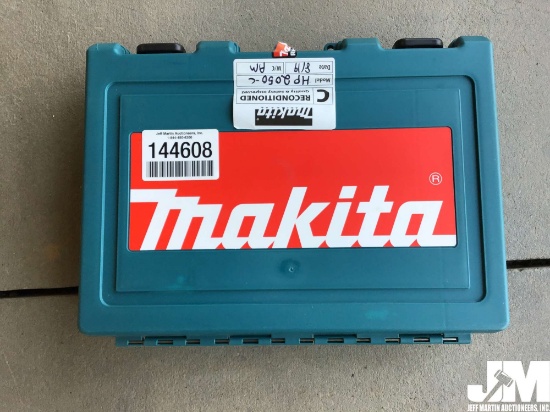 (RECONDITIONED) MAKITA HP2050 3/4" HAMMER DRILL, W/CARRY CASE