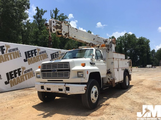 1994 FORD F-800 20000 LBS CRANE TRUCK VIN: 1FDXK84E8RVA21896