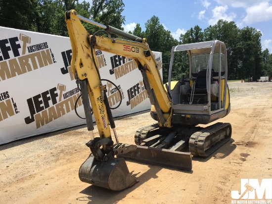 2013 WACKER NEUSON 3503 MINI EXCAVATOR SN: WNCE0307VPAL00466