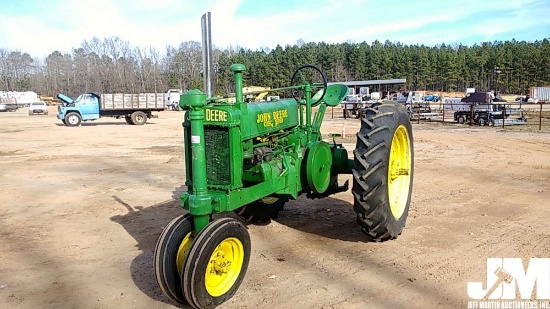JOHN DEERE MODEL A TRACTOR SN: 468117