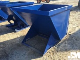 (UNUSED) STANDARD DUTY 2 CY CAPACITY DUMPING HOPPER