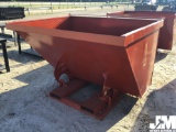(UNUSED) STANDARD DUTY 3 CY CAPACITY DUMPING HOPPER