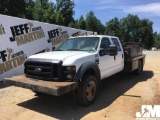 2010 FORD F-550XL SD SINGLE AXLE FLATBED VIN: 1FDAW5GR8AEA67269