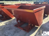 (UNUSED) STANDARD DUTY 3 CY CAPACITY DUMPING HOPPER