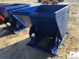 (UNUSED) STANDARD DUTY 2 CY CAPACITY DUMPING HOPPER