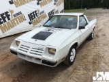 1983 DODGE RAMPAGE VIN: 1B7EZ44C5DD222118 COUPE