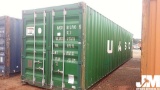 40' SHIPPING CONTAINER, SN: UACU8137039
