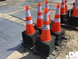 (UNUSED) QTY OF (50) 28”...... ORANGE SAFETY CONES
