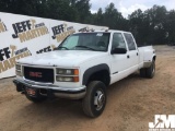 1996 GMC SIERRA 3500 CREW CAB 4X4 1 TON TRUCK VIN: 1GTHK33F7TF021282