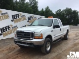 2000 FORD F250 EXTENDED CAB 4X4 3/4 TON PICKUP VIN: 1FTNX21F8YEC72312