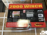 (UNUSED) WOOD 2000LB 12V WINCH
