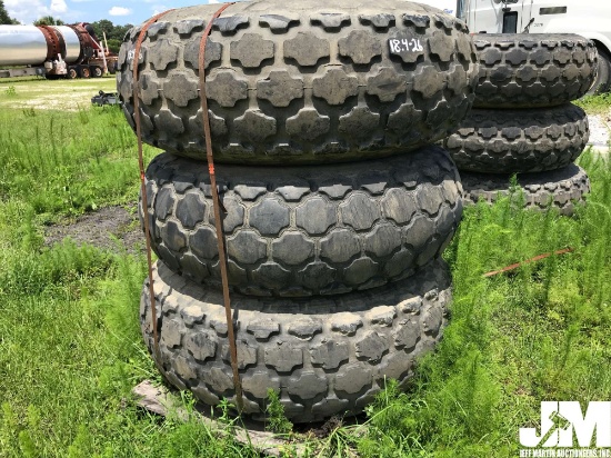 QTY OF (3) 18.4-26 TIRES W/ WHEELS