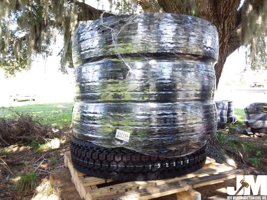 (UNUSED) QTY OF (4) AMBERSTONE 11R22.5-16PR TIRES, REGROOVABLE ALL STEEL