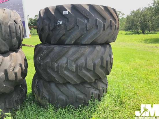 QTY OF (3) HEAVY EQUIPMENT TIRES