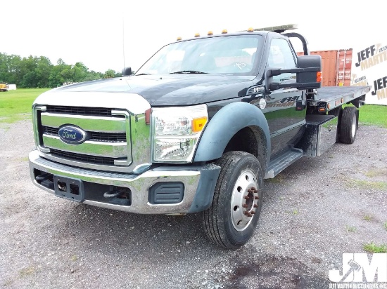 2015 FORD F-550SD SINGLE AXLE ROLLBACK TRUCK VIN: 1FDUF5HT9FEB98161