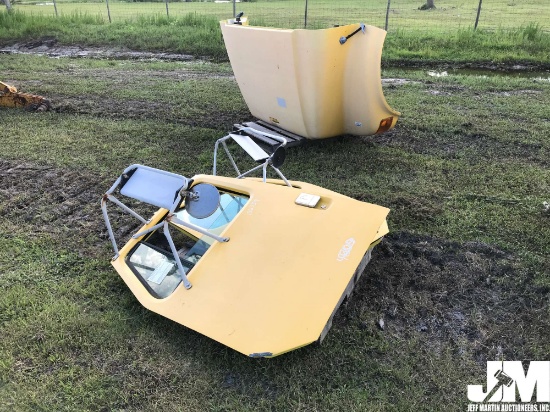 FIBERGLASS HOOD & BOTH DOORS, TO FIT INTERNATIONAL TRUCK