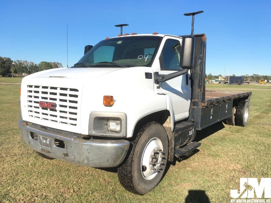 2004 GMC C7500 SINGLE AXLE FLATBED VIN: 1GDL7C1C74F501713