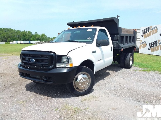 1999 FORD F-450SD SINGLE AXLE DUMP TRUCK VIN: 1FDXF46F8XEE51900