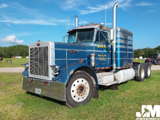 1984 PETERBILT 359 VIN: 1XP9D29X4EP163593 TANDEM AXLE TRUCK TRACTOR
