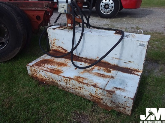 DELTA CONSOLIDATED STEEL 105 GAL FUEL TANK W/ GASBOY PUMP,