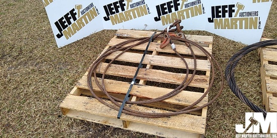 5/8" X 20' WIRE ROPE SPREADER, 2 LEGS