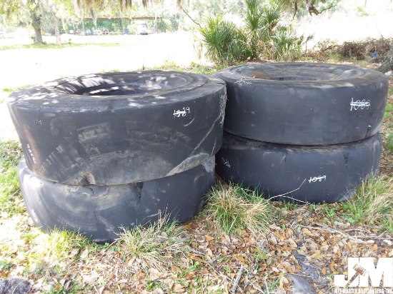 QTY OF (4) MISC EQUIPMENT 18.00-25 TIRES