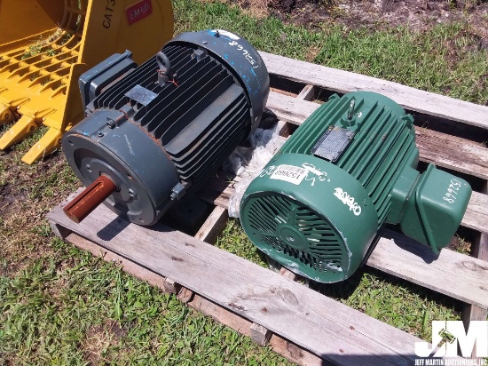 QTY OF (2) 3 PHASE ELECTRIC MOTORS