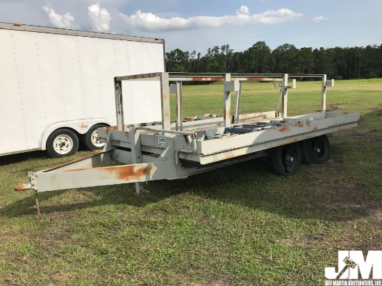 HOMEMADE 96"X16' FLATBED TRAILER