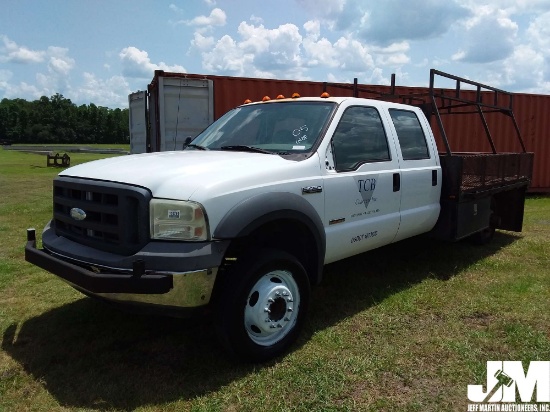 2005 FORD F-450XL SD VIN: 1FDXW46P05EC08491 FLATBED TRUCK
