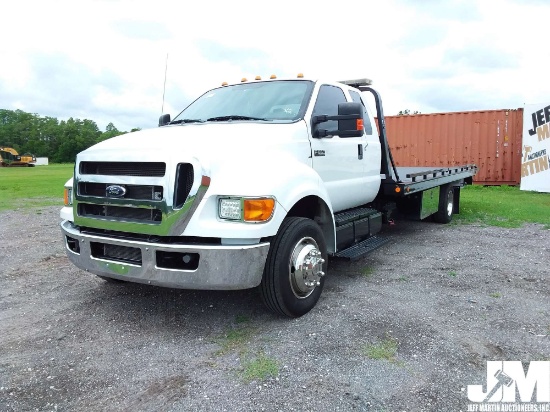 2015 FORD F-650 XLT SD SINGLE AXLE ROLLBACK TRUCK VIN: 3FRNX6FC4FV723777