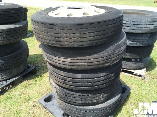QTY OF (5) MISC TIRES W/ WHEELS