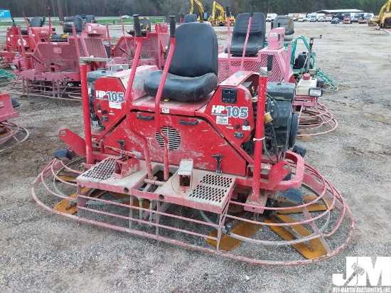 ALLEN HP105 SN: 050318004 TWIN ENGINE RIDE ON TROWEL