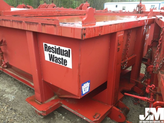 NORTHEAST 20 CY TUB STYLE ROLL-OFF CONTAINER SN: 37369