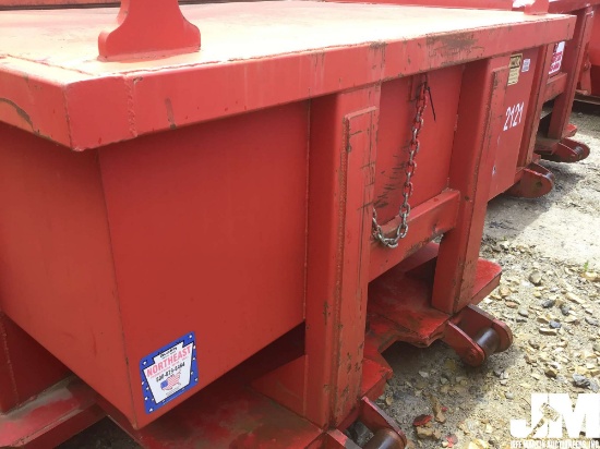 NORTHEAST 20 CY TUB STYLE ROLL-OFF CONTAINER SN: 37366