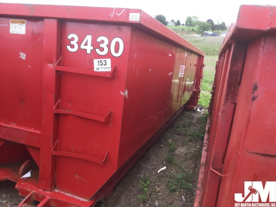 NORTHEAST 30 CY TUB STYLE ROLL-OFF CONTAINER SN: 58566