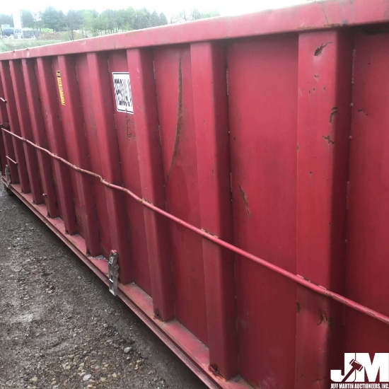 NORTHEAST 30 CY RECTANGLE ROLL-OFF CONTAINER SN: 14910