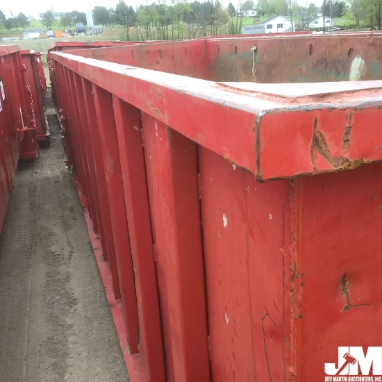 NORTHEAST 30 CY RECTANGLE ROLL-OFF CONTAINER SN: 39633