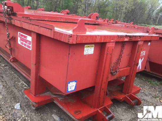 NORTHEAST 20 CY TUB STYLE ROLL-OFF CONTAINER SN: 37972