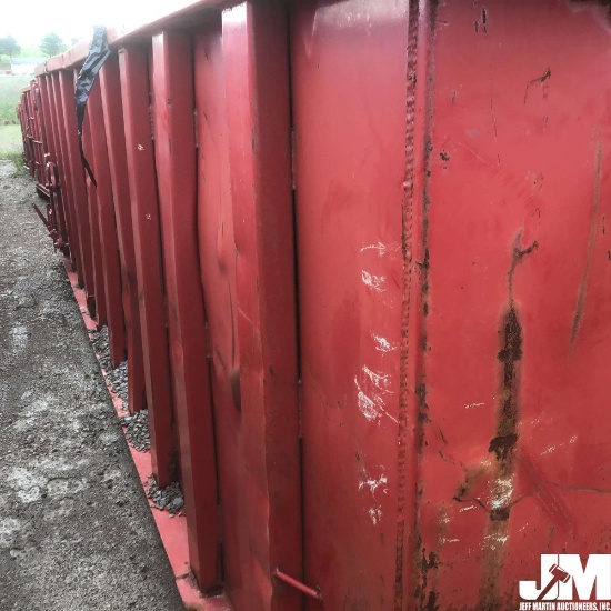 NORTHEAST 30 CY RECTANGLE ROLL-OFF CONTAINER SN: 38019