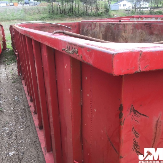 NORTHEAST 30 CY RECTANGLE ROLL-OFF CONTAINER SN: 37801