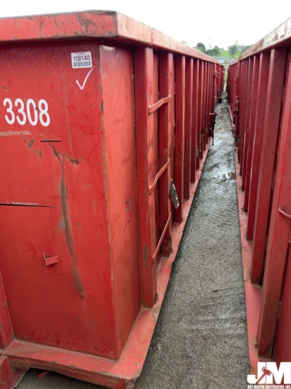 NORTHEAST 30 CY RECTANGLE ROLL-OFF CONTAINER SN: 37222