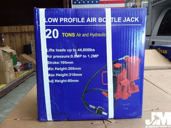 (UNUSED) LOW PROFILE 20 TON AIR/HYDRAULIC BOTTLE JACK