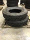 (NEW & UNUSED) QTY OF (2) AMBERSTONE 11R22.5 TIRES