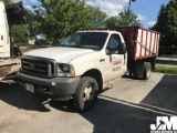 2002 FORD F-450 SINGLE AXLE DUMP TRUCK VIN: 1FDXF46F32EC28432